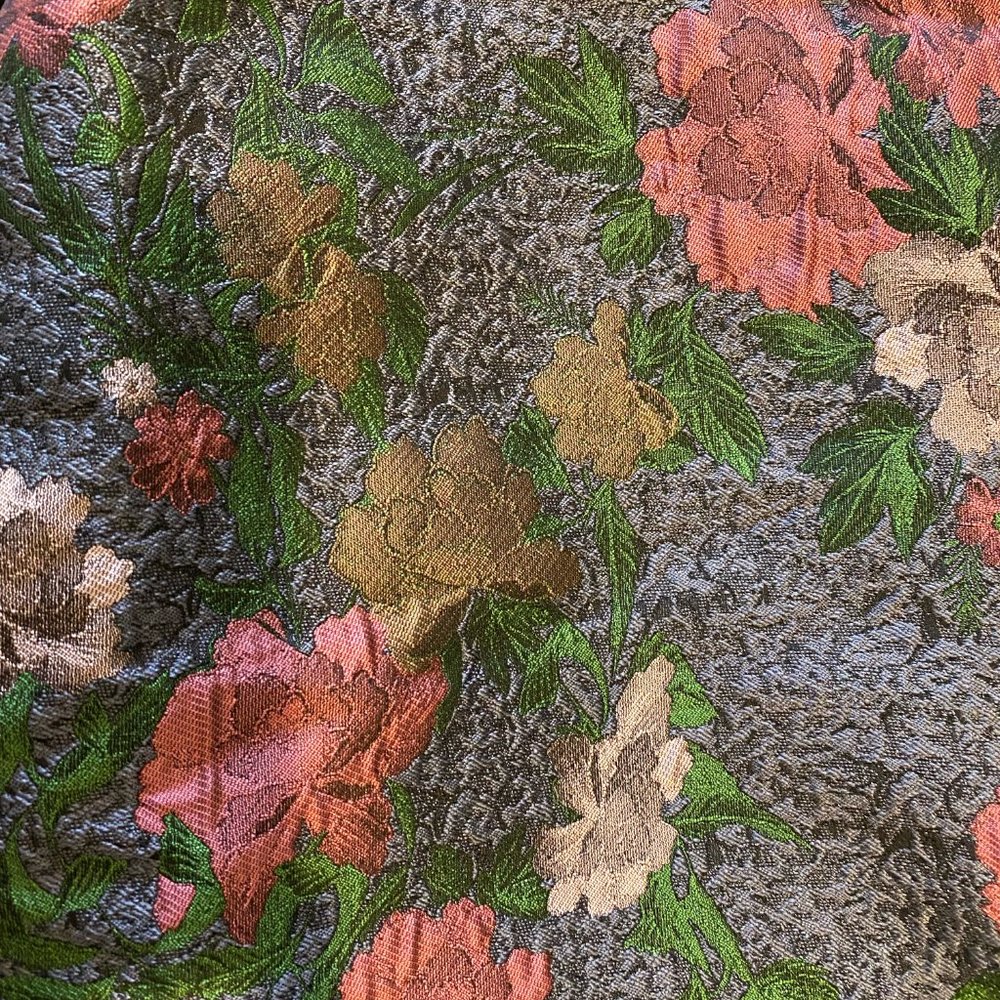 NWT Kay Unger Floral Jacquard Midi Dress - Picture 3 of 8